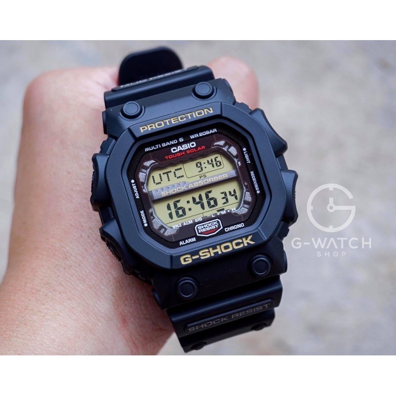 G-SHOCK  "ยักษ์ดำเหลือง" GXW-56-1B, GWX-56-1, GXW-56 Japan #ป้ายแท็กญี่ปุ่น #MultiBand6 #ใช้พลังงานแ