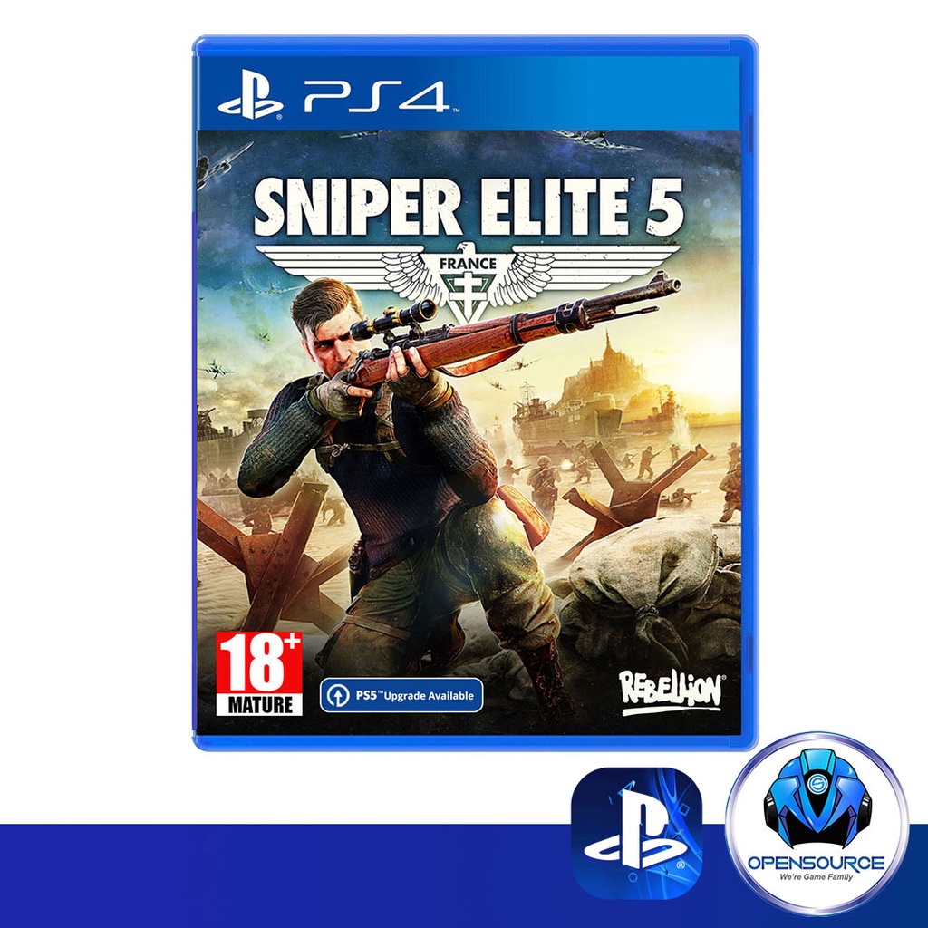 [พร้อมส่ง]Playstation: Sniper Elite 5 (UK Z2 ENG/CH/KR/JP &amp; ASIA Z3) แผ่นเกม สำหรับ PS4 &amp; PS5