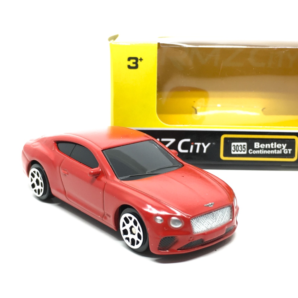 RMZ City Bentley Continental GT - Red Color /scale 1/64 (3 inches) in Box
