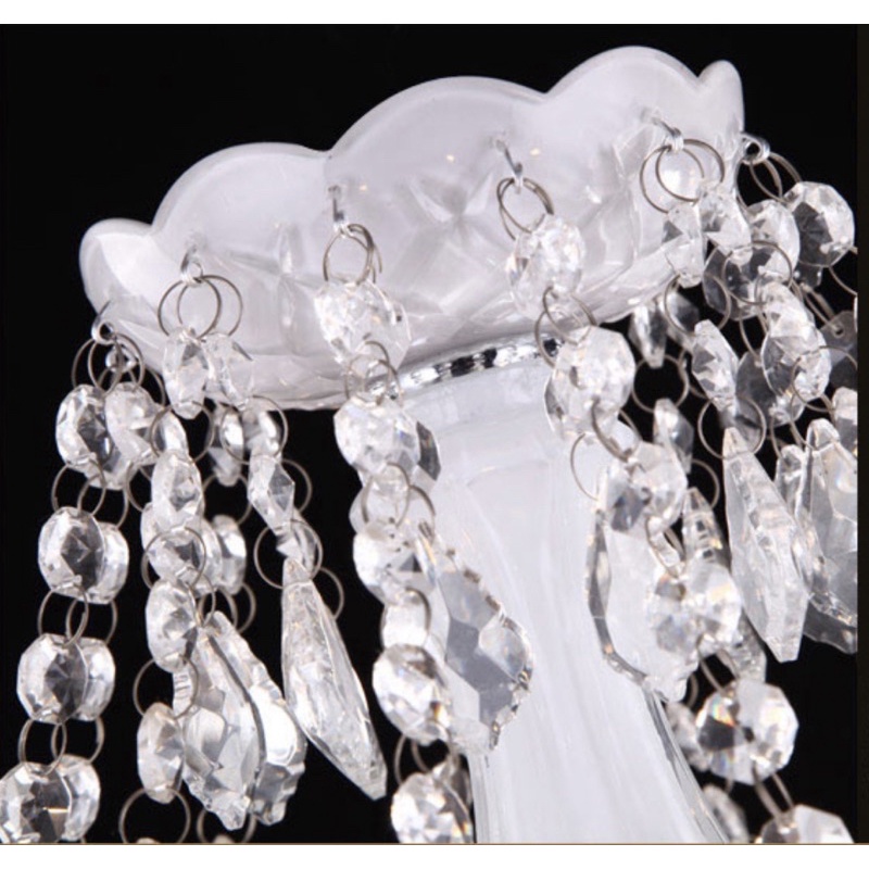 CT001A025 SOTMIA แชนเดอเรียสีขาว แชนเดอเรีย โคมไฟระย้า โคมไฟระย้าวินเทจ โคมไฟระย้าคริสตัล WHITE CHANDERLIER CRYSTAL - รูปที่ 3