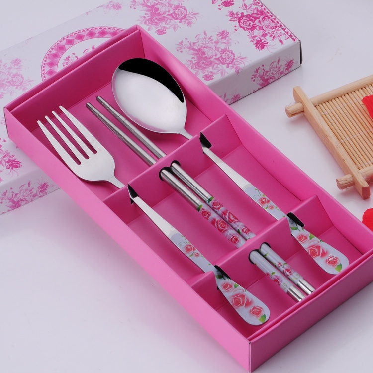 PENGTU ชุดช้อนตะเกียบสแตนเลส ของชำร่วยงานแต่งงานราคาถูก ของชำร่วยราคาถูก ของชำร่วยราคาส่ง