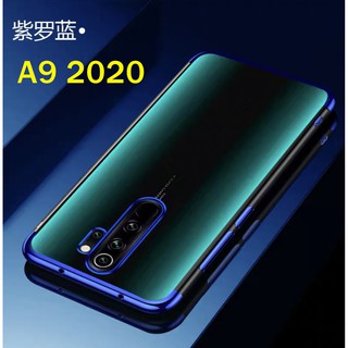 Case OPPO A9 2020 เคสนิ่ม ขอบสีหลังใส เคสกันกระแทก สวยและบาง TPU CASE เคสซีลีโคน สินค้าใหม่ ส่งจากไทย
