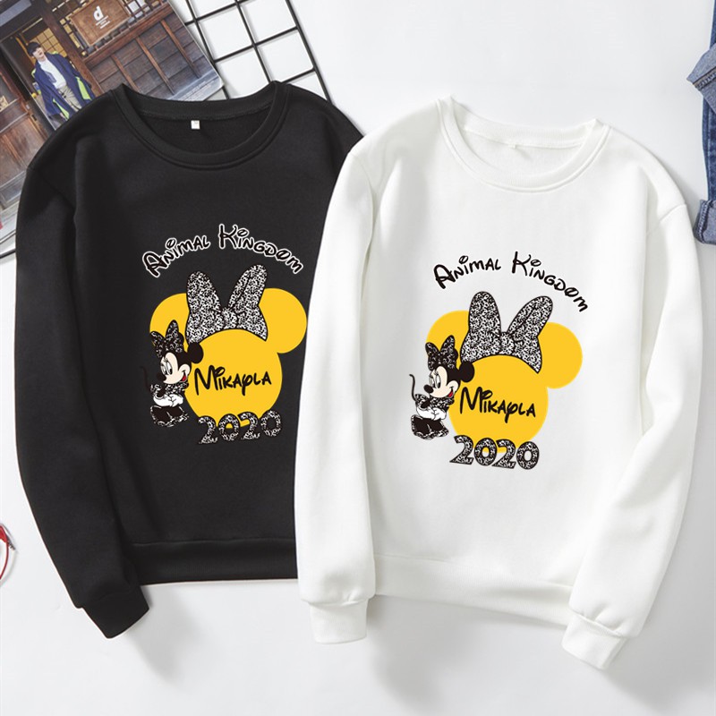 BK-O-168 เสื้อเเขนยาวคอกลม พิมพ์ลายการ์ตูนน่ารัก มีครบไซส์ สีให้เลือก เสื้อกันหนาวแฟชั่นเกาหลี