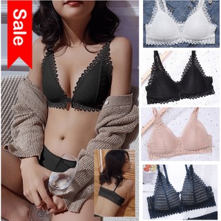 ชุดชั้นในเด็กโต สาววัยรุ่น BRA SET เสื้อใน ยกทรง ชุดชั้นในสตรี ใส่สบาย ลายสีพื้น cotton Bra สไตล์ Sabina