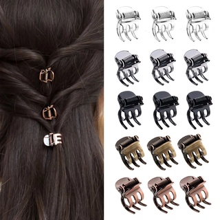 2pcs Korean-style metal hairpins / small ponytail simple hairpins