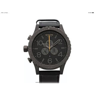 นาฬิกา NIXON MENS A124 680 THE 51-30 CHRONO BLACK DIAL CRHONOGRAPH พร้อมกล่อง (ใหม่)