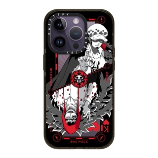 CASETiFY X ONE PIECE Poker Card Law &amp; Corazon Case 14 Pro Impact Case [14Pสินค้าพร้อมส่ง]