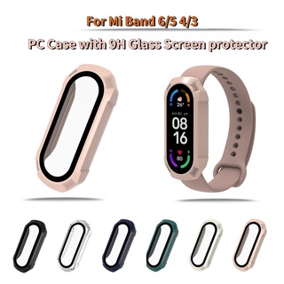 เคส PC พร้อมสายคล้อง สําหรับ Mi Band 7 Xiaomi Mi Band 6 5 4