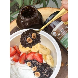 ช็อกโกแลตฮาเซลนัท สเปรด (น้ำตาลลดลง 70%) Chocolate hazelnuts spread สูตรคลีน แคลอรี่ต่ำ