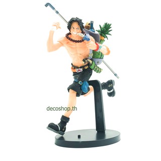 โมเดล ของเล่น วันพีช เอส วิ่ง D Ace running one piece ขวัญของเล่นทำมือ ตกแต่งโต๊ะ เด็กผู้ชาย ญี่ปุ่น การ์ตูน