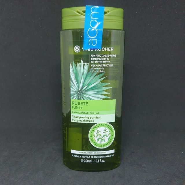 แชมพูช่วยลดความมันบนหนังศีรษะและเส้นผม yves rocher purifying shampoo oily hair 300 ml.