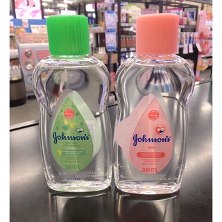 Johnsons baby oil (200 ml.) จอห์นสัน เบบี้ ออยล์ ออยล์บำรุงผิว