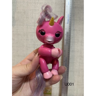 Unicorn fingerlings สีชมพูบานเย็น สภาพ90% ของแท้ค่ะ