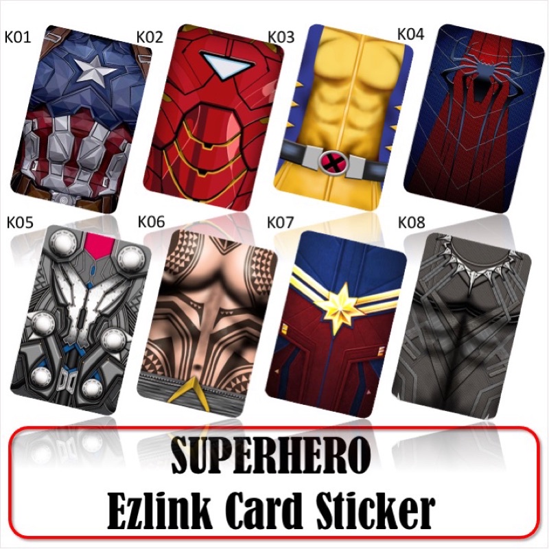 สติ๊กเกอร์การ์ด Hero Ezlink