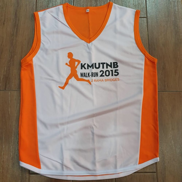 เสื้อวิ่งแขนกุดงาน KMUTNB Walk Run