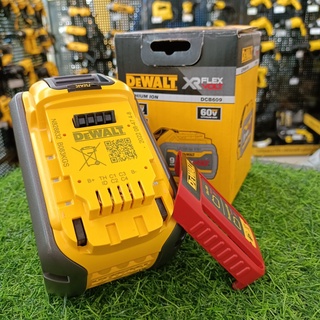 {ผ่อนบัตรเครดิต0%6เดือน X 781.66บาท} Dewalt แบตเตอรี่ Flexvolt 20v-60v MAX 6A DCB606-B1