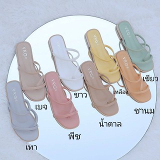 รองเท้าแตะเสริมฟองน้ำนุ่ม**** ฝ น **** มีหลายสี