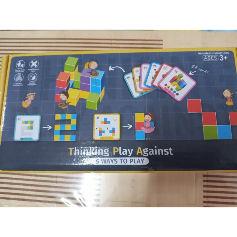 Thinking Play Against เกมส์ลูกบาศก์รวมการ์ดโจทย์ 54ใบ เล่นได้ 5แบบ มีคู่มือการเล่น
