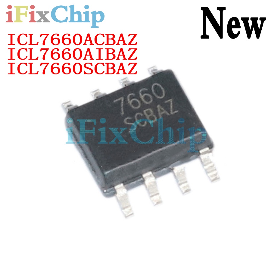 10 ชิ้น/ล็อต ICL7660ACBAZ ICL7660AIBAZ ICL7660SCBAZ ICL7660 SOP IC ชิปเซ็ต