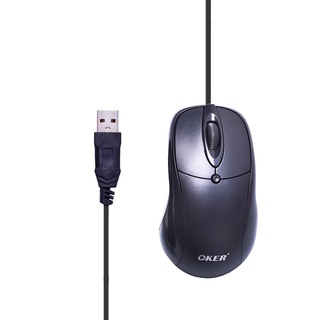 Oker เม้าส์ PERFORMANCE OPTICAL WHEEL MOUSE OKER L7-300