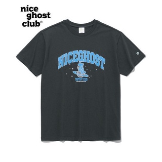 ALAND เสื้อยืด NICE GHOST CLUB BEAR ON THE PLANET TEE