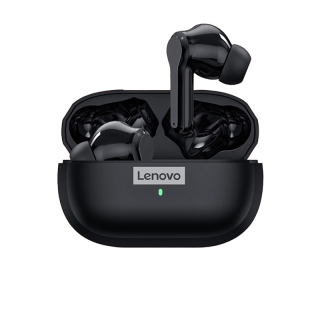 Lenovo LP1S TWS ชุดหูฟังบลูทูธไร้สาย HD สเตอริโอ เบส อินเอียร์ กีฬา หูฟังสมาร์ททัช สําหรับ iOS/Android