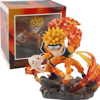 ของเล่นฟิกเกอร์ PVC รูปการ์ตูนนารูโตะ Nartuo Shippuden Uzumaki Naruto Kurama สําหรับสะสม