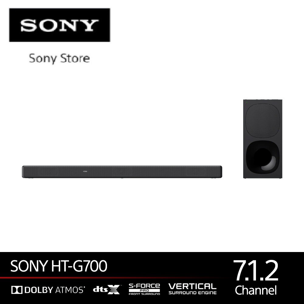 SONY 3.1 ch โฮมเธียเตอร์ & SOUNDBAR | HT-G700 Dolby Atmos®/ DTS:X™