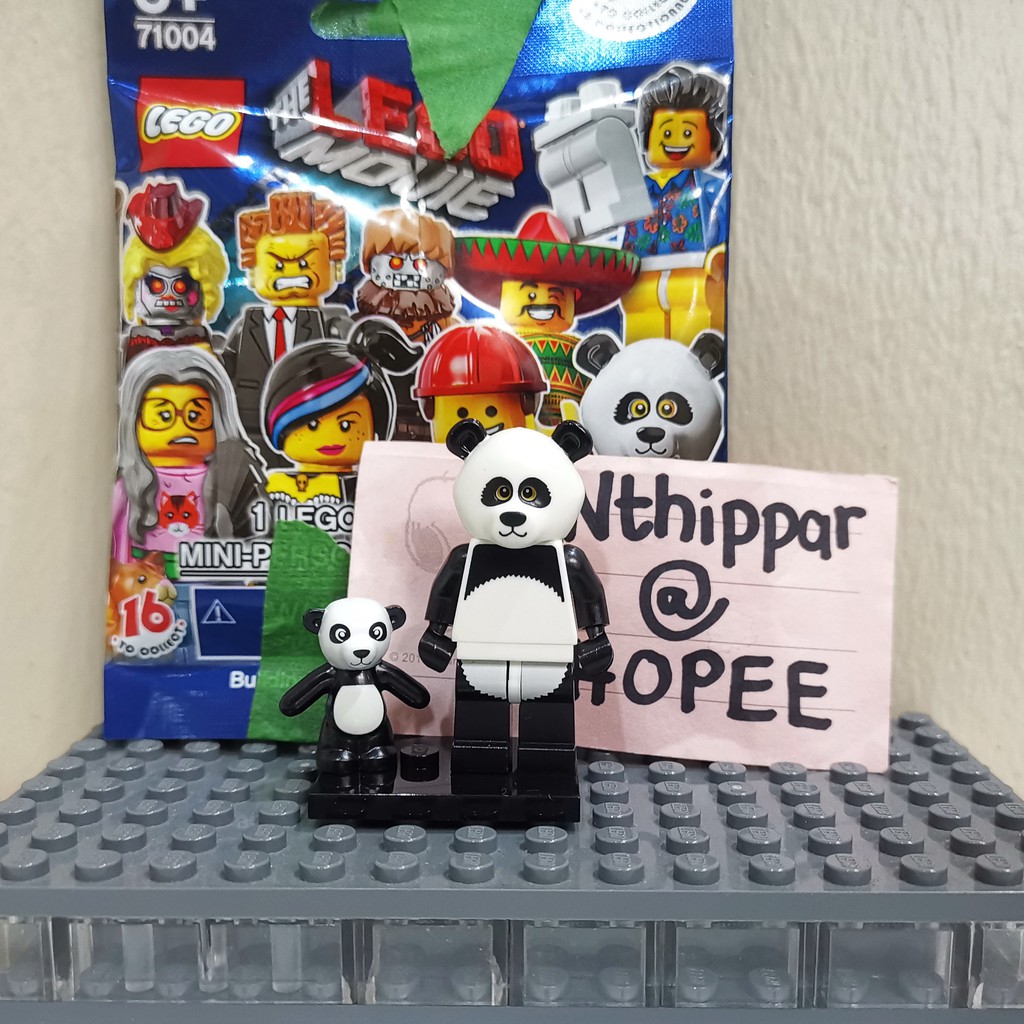 +++ ขาย Lego Minifigure Lego Movie Series 1 Panda Suit Guy เลโก้ มินิฟิกเกอร์ ของแท้ พร้อมส่ง แพนด้า
