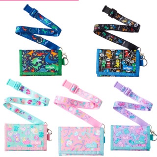 Smiggle 🌸 กระเป๋าสตางค์ มีสายคล้อง Wallet with lanyard