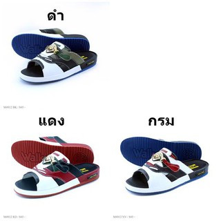 รองเท้า WALKER รุ่น M4912 สี กรม ดำ แดง  ไซส์ 39-45