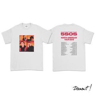 เสื้อยืด SUMMER - TOUR 2019 5 วินาที (หน้า และหลัง)/BAND