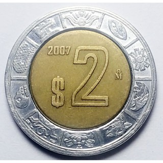 เม็กซิโก (Mexico), ปี 1996-2021, 2 Pesos