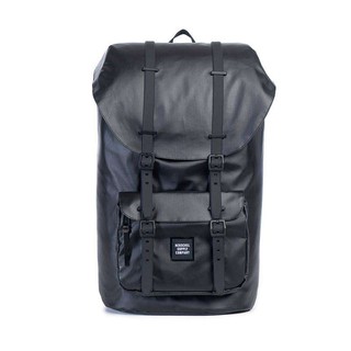 กระเป๋าเป้ Herschel Little America Backpack - Black Polycoat ของแท้ ส่ง