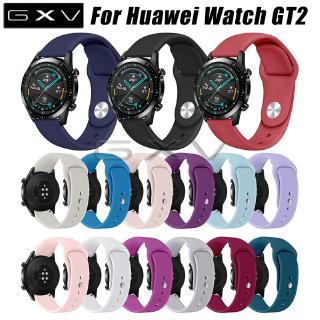 Silicone Watchband for Huawei Watch GT2 Pro Watch Reverse Buckle Tape Solid Color Silicone Watch Strap for Huawei Watch GT 2e Bracelet Wrist