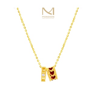 Mongkon Gold ทองคำแท้บริสุทธิ์สูง 96.5%  สร้อยคอ 2 สลึง Classy Collection Hexa