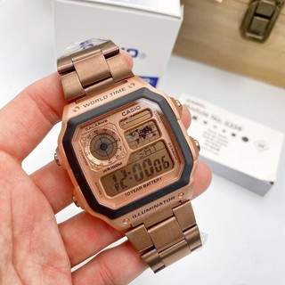 Casio สายเลส งานมิลเลอร์ 🌟ดิจิตอล วันเดือนปี Code:W7D280264