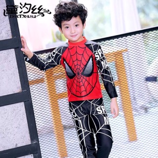 ชุดว่ายน้ำเด็กชาย Spiderman 💞 Smile Shop 💞