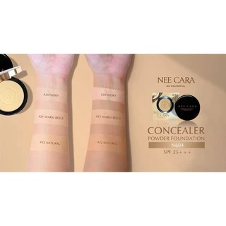 NEE CARA | N604นีคาร่า แป้งพัฟ แป้งผสมรองพื้น แป้งตลับ CONCEALER POWDER FOUNDATION SPF 25PA++