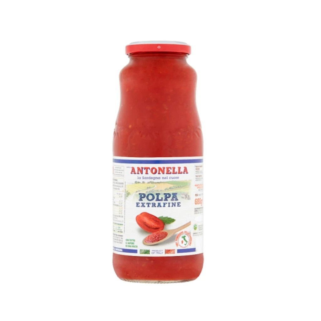 ANTONELLA - TOMATO PUREE PASSATA 680G ซอสมะเขือเทศเข้มข้น