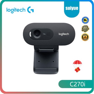 กล้องเว็บแคม logitech c270 / c270i hd 720 p built - in micro usb 2 . 0 สําหรับแล็ปท็อป