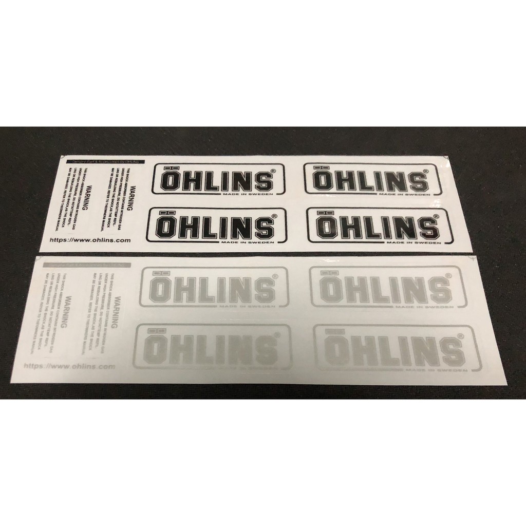 สติกเกอร์ OHLINS สติกเกอร์แต่งรถ สติ๊กเกอร์มอเตอร์ไซค์