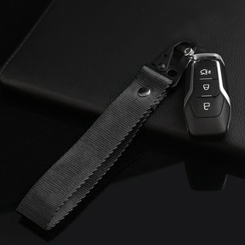 thumbnail image 2 of Car Keychain Lanyard - Nylon Hanging Strap With Metal Key Holder, Key Ring Gift, Multi-Color 2 of 6