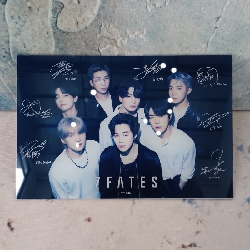 Bts 7 Fates อะคริลิค Portrait ลายเซ็น Unofficial