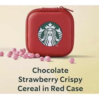 [แท้] กล่องใส่หูฟัง Starbucks สีแดง Red Case ออกใหม่ล่าสุด