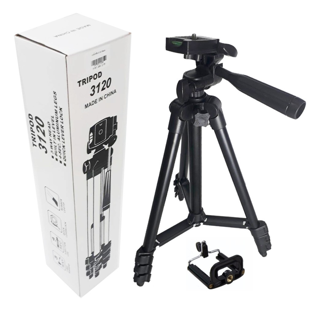 TF-3120 TRIPOD CAMERA/TRIPOD HANDPHONE และกล้อง UNIVERSAL + U HOLDER + TRIPOD BAG