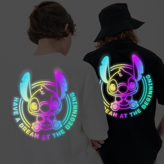 ผ้าฝ้าย100%ผู้ชายเสื้อยืดผู้ชายซุปเปอร์แฟชั่นแขนสั้นเสื้อยืด Stitch เสื้อยืดฤดูใบไม้ผลิและฤดูร้ z=U