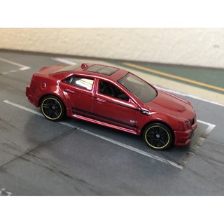 มือ 2 รถเหล็ก รถฮอทวีล Hot Wheels 2013 ‘09 Cadillac CTS-V Metallic Maroon Showroom