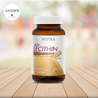 Vistra Soy lecithin 1200mg Plus Vitamin E 90 Capsules วิสทร้า ซอย เลซิติน 90 แคปซูล