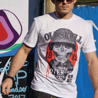 เสื้อยืด Oldskull ใส่สบาย ลาย The War Overสามารถปรับแต่งได้